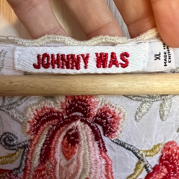 Johnny Was Nicky Embroidered Crop Top Women’s XL - Picture 9 of 10